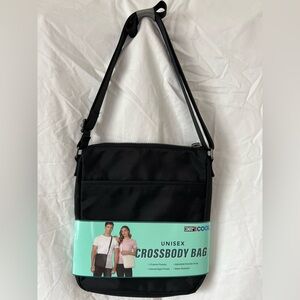32 Degrees Unisex Black Crossbody Bag